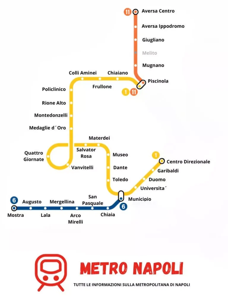 Mappa Metro Napoli 2026 Scaricare O Visualizzare